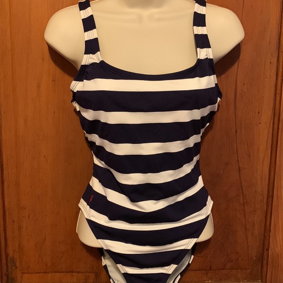 EC Vintage Ralph Lauren Polo Sport Swimsuit Size 12 - Picture 2 of 9